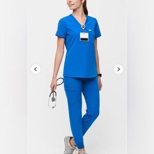 Figs Royal Blue Jogger set Women's